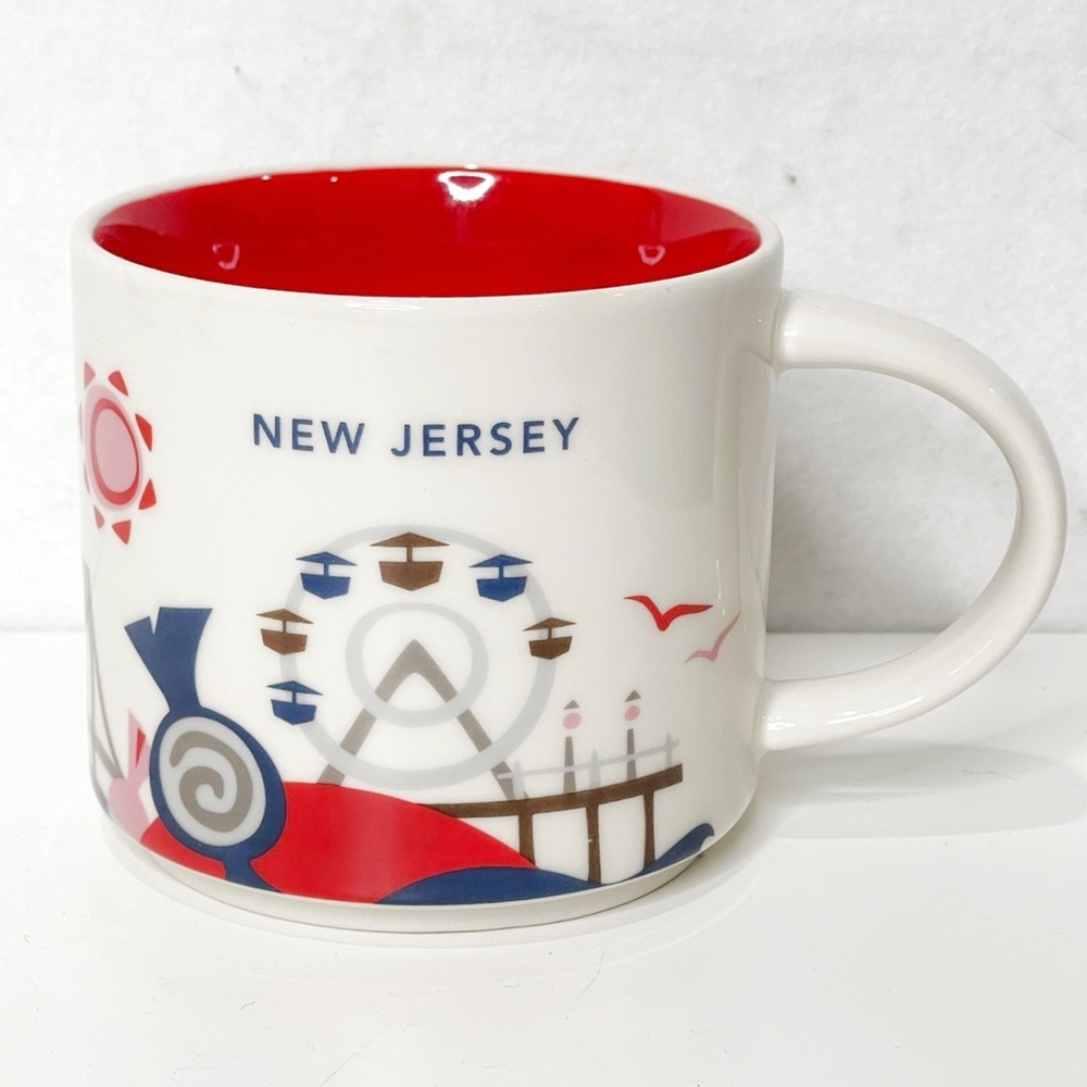 Starbucks New Jersey Coffee Mug 2016 You Are Here Collection State Coffee Cup.